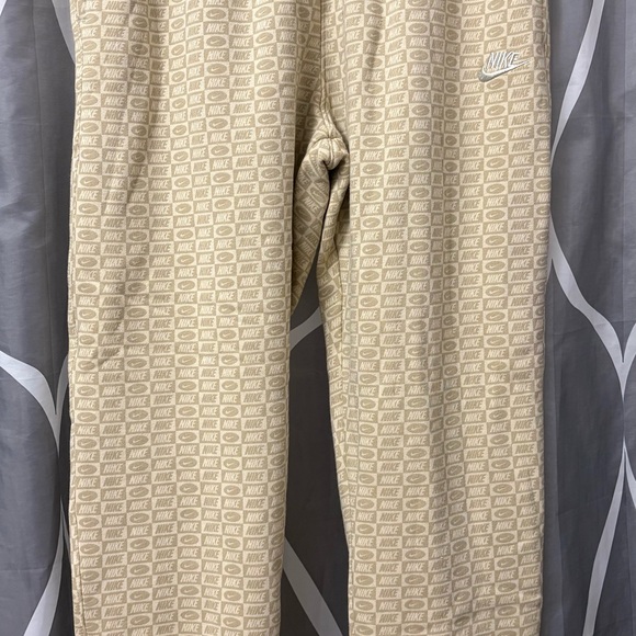 Nike Other - Nike Men's Beige All-Over Logo Joggers